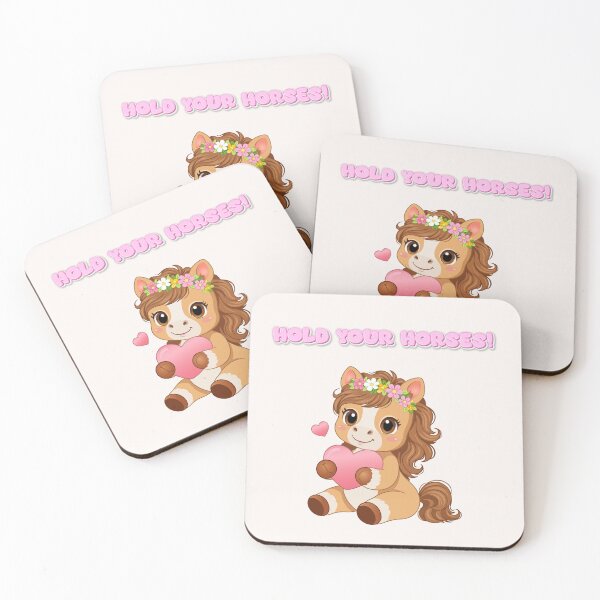 Item preview, Hold Your Horses Cute Pony Graphic Design designed and sold by Sophie's Favorites.