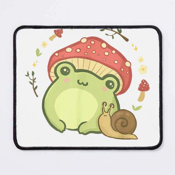 Item preview, Cottagecore Aesthetic Frog Snail Cute Vintage T-Shirt designed and sold by RKdrawings.