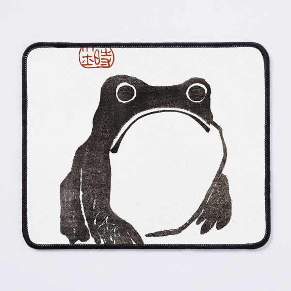 Item preview, Cute Cottagecore Frog Grumpy Japanese Frog T-Shirt designed and sold by gidget-gadget.