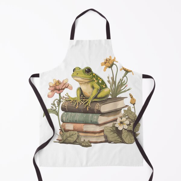 Item preview, Cottagecore Aesthetic Frog Reading Book Mushroom Lover T-Shirt designed and sold by SubStudio97.