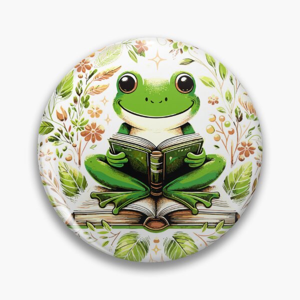 Item preview, Cute Floral Frog Book Reading Performance T-Shirt designed and sold by RKdrawings.