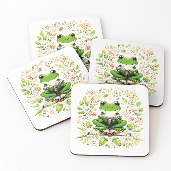 Item preview, Cute Floral Frog Book Reading Performance T-Shirt designed and sold by RKdrawings.