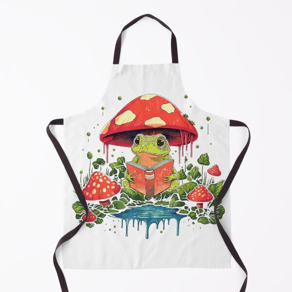 Item preview, Cute Cottagecore Mushroom Frog Aesthetic Girls Women Graphic T-Shirt designed and sold by SubStudio97.