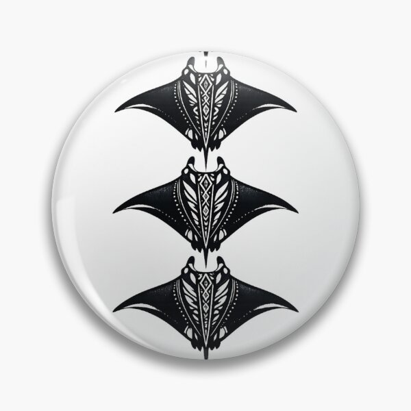 Item preview, Tribal Manta Ray Ocean Pattern Design designed and sold by TheSlowShore.