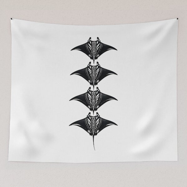 Item preview, Tribal Manta Ray Ocean Pattern Design designed and sold by TheSlowShore.