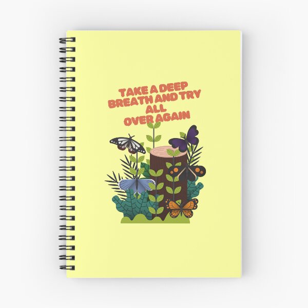 Item preview, Take a Deep Breath and Try All Over Again Butterfly Nature Quote designed and sold by creativerooney.