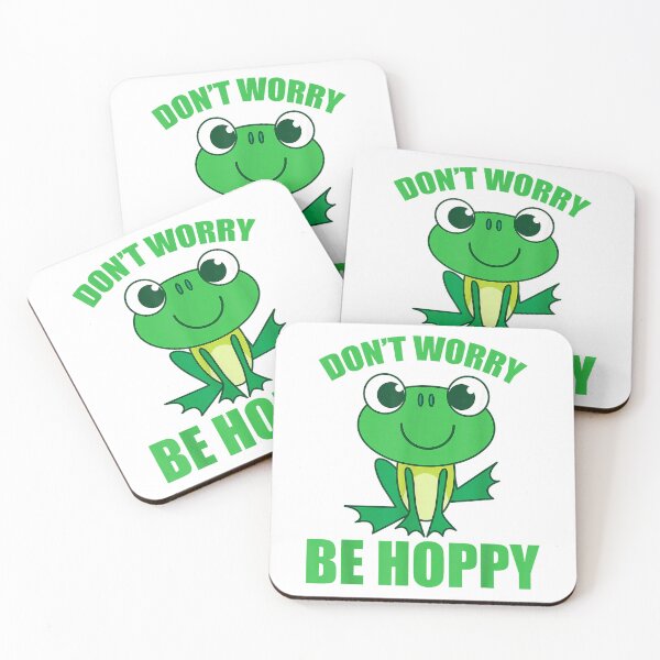 Item preview, Don't Worry Be Hoppy Shirt  Cute Crazy Frog T-Shirt Gift T-Shirt designed and sold by gidget-gadget.