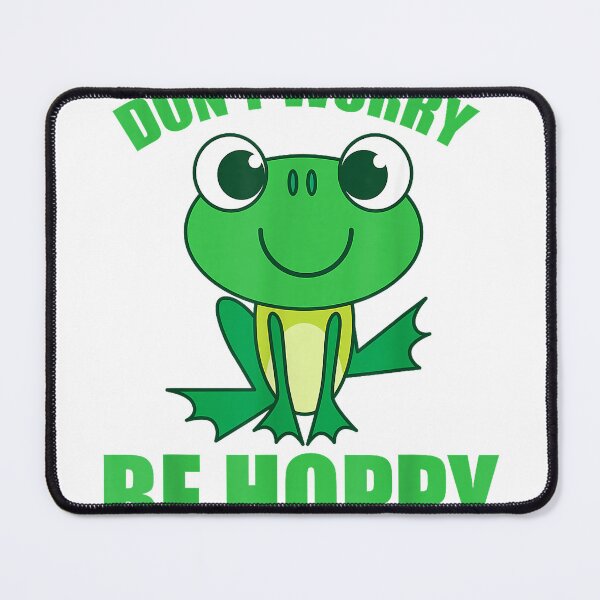 Item preview, Don't Worry Be Hoppy Shirt  Cute Crazy Frog T-Shirt Gift T-Shirt designed and sold by gidget-gadget.