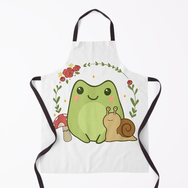 Item preview, Cute Kawaii Frog Snail Mushroom Cottagecore Aesthetic T-Shirt designed and sold by RKdrawings.