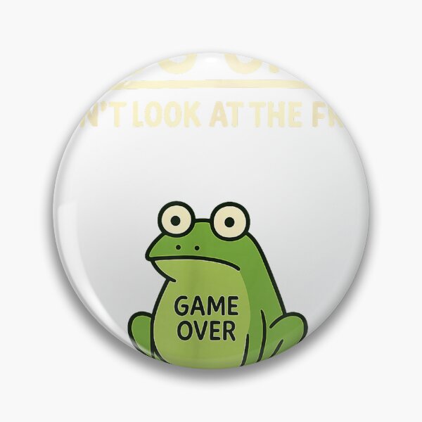 Item preview, Frog Pun Amphibian Funny Frog Game Don’t Look at the Frog T-Shirt designed and sold by gidget-gadget.