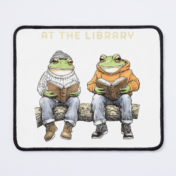 Item preview, Everyone Belongs At The Library Frog Reading Book Lovers T-Shirt designed and sold by SubStudio97.