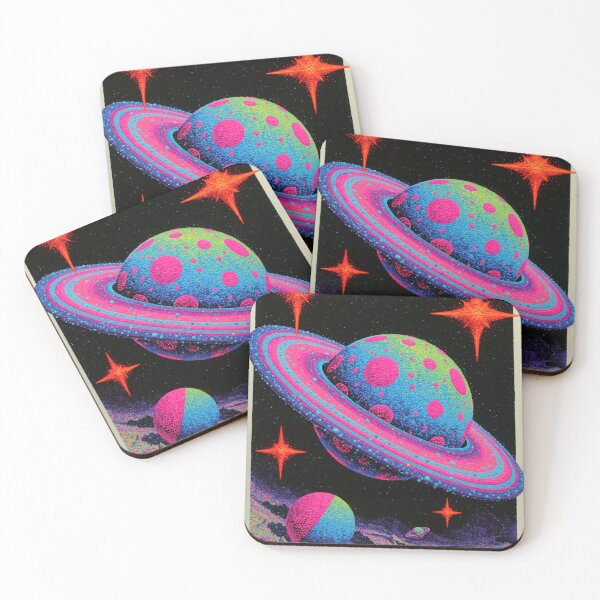 Item preview, Psychedelic Beaded Saturn Planet designed and sold by BlissxPals.