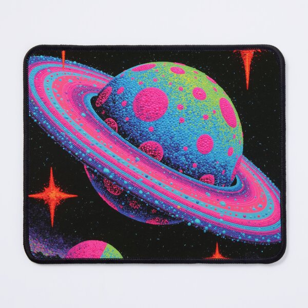 Item preview, Psychedelic Beaded Saturn Planet designed and sold by BlissxPals.