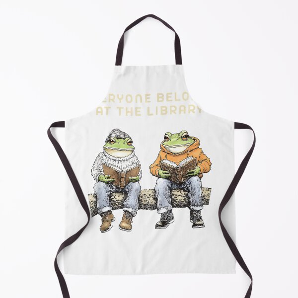 Item preview, Everyone Belongs At The Library Frog Reading Book Lovers T-Shirt designed and sold by SubStudio97.