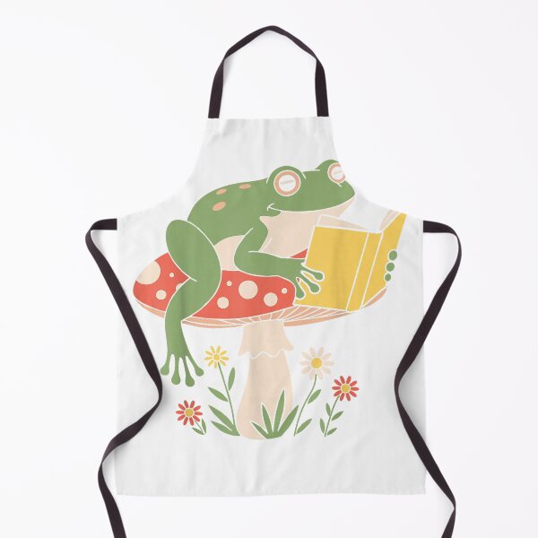 Item preview, Frog Reading Book Floral Cottagecore Aesthetic Nature Core T-Shirt designed and sold by SubStudio97.
