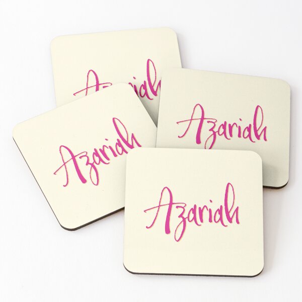 Artikelvorschau, AZARIAH personalisiertes Schriftartdesign entworfen und verkauft von CharlottePlaceArt.