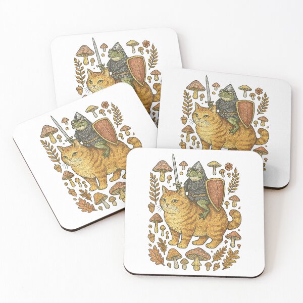 Item preview, Medieval Frog on cat T-Shirt designed and sold by gidget-gadget.