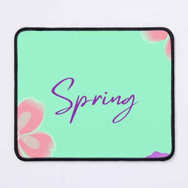 Item preview, Spring Pastel Floral Aesthetic | Mint Green Flower Wallpaper designed and sold by MysticPurpleHue.