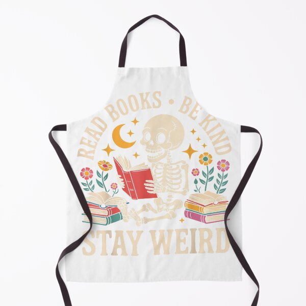 Item preview, Read Books Be Kind Stay Weird Skeleton Reading Funny Book T-Shirt designed and sold by gidget-gadget.