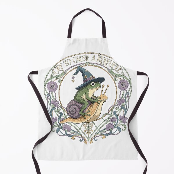 Item preview, Off to Cause A Kerfuffle Witchy Frog Wizard Snail Meme Humor T-Shirt designed and sold by SubStudio97.