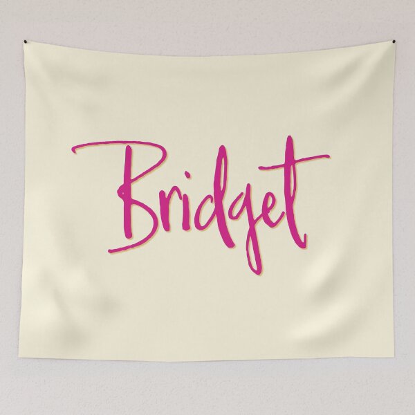 Item preview, BRIDGET personalized type design designed and sold by CharlottePlaceArt.