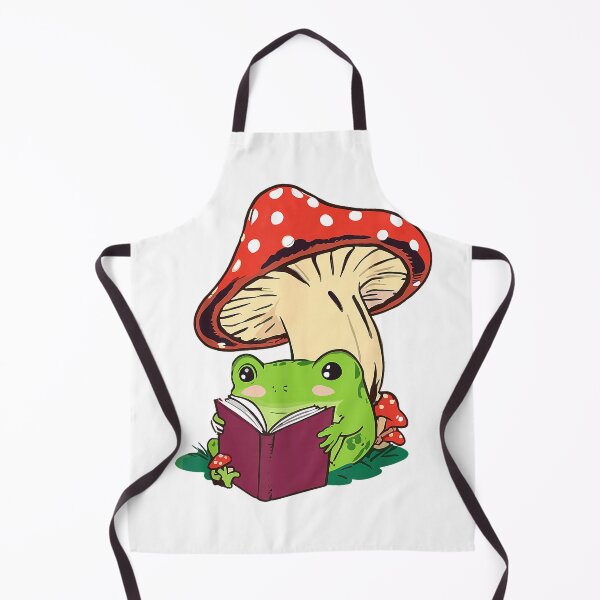 Item preview, Reading Frog Mushroom Cute Nature Aesthetic Cottagecore T-Shirt designed and sold by SubStudio97.