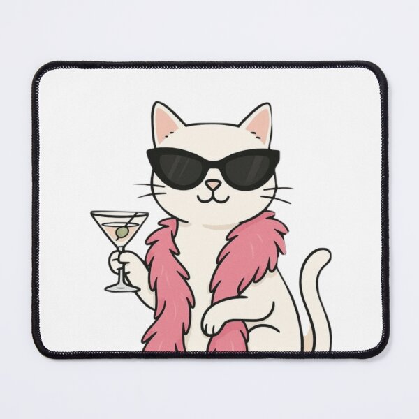 Item preview, Fancy Cool Cat Martini Aesthetic designed and sold by SweetFury.