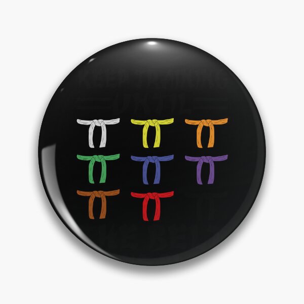 Item preview, Keep Training Until The Belt Turns Black Martial Arts Black Belt Karate Taekwondo designed and sold by PopStars1993.