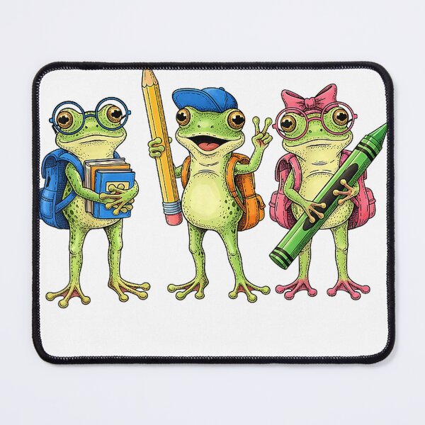 Item preview, Trio Cute Frogs Welcome Back to School Teachers Girls Boys T-Shirt designed and sold by gidget-gadget.