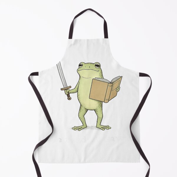 Aperçu de l'œuvre T-shirt « We Read at Dawn Frog Fantasy Reader » créée et vendue par gidget-gadget.