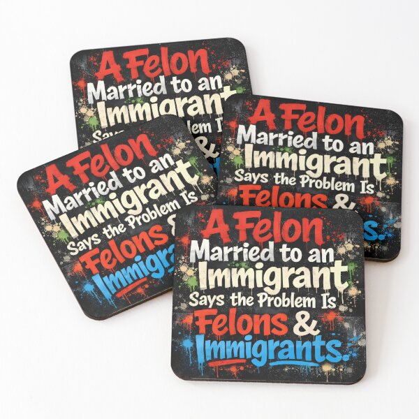 Item preview, A Felon Married to an Immigrant – Graffiti Design designed and sold by ChaoticVibe22.