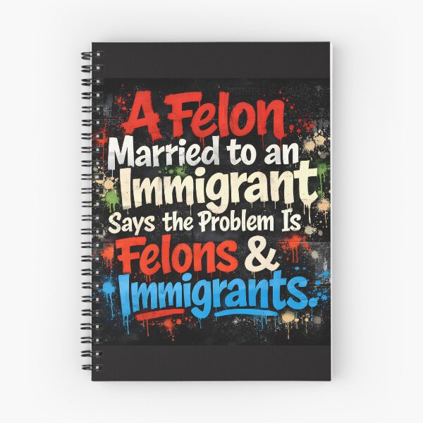 Item preview, A Felon Married to an Immigrant – Graffiti Design designed and sold by ChaoticVibe22.