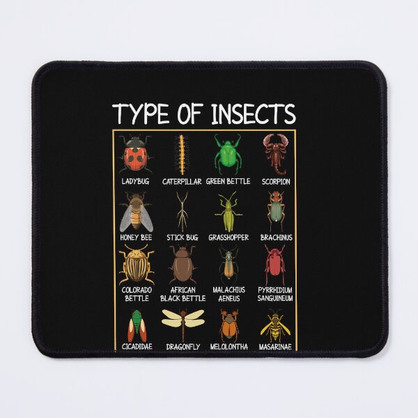 Item preview, Type Of Insects Entomologist Insect Lover Biology Nature Study designed and sold by PopStars1993.