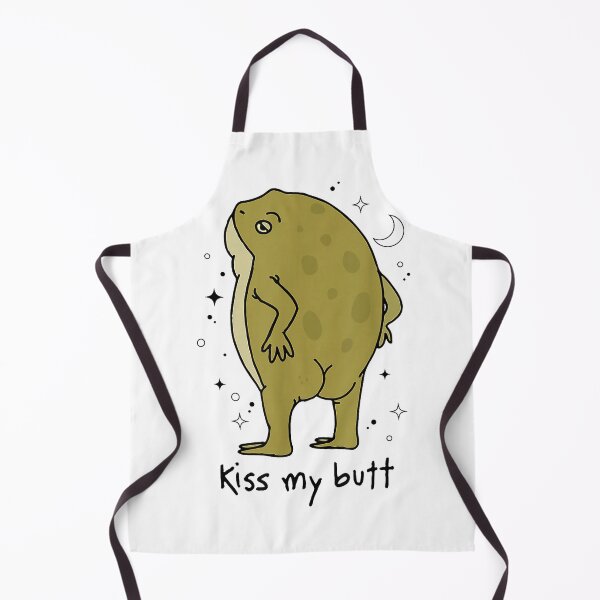 Item preview, Frog Art Cottagecore Kiss My Butt Funny Frog Lovers Adult T-Shirt designed and sold by kevincuellar.