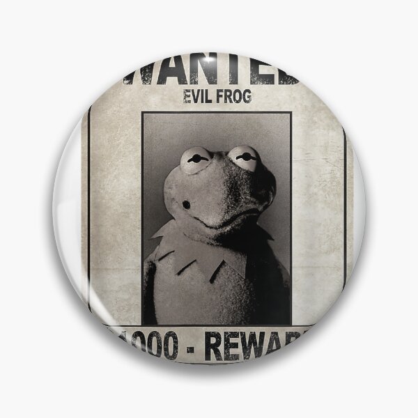Item preview, Disney The Muppets Wanted Evil Frog Reward Vintage Poster T-Shirt designed and sold by KTY-NUSS.