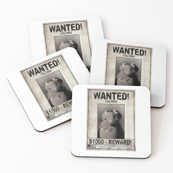 Item preview, Disney The Muppets Wanted Evil Frog Reward Vintage Poster T-Shirt designed and sold by KTY-NUSS.