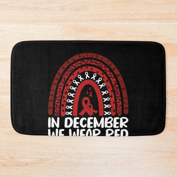 Item preview, In December We Wear Red HIV AIDS Awareness Supporter designed and sold by PopStars1993.