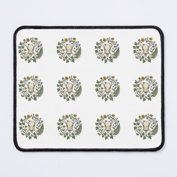 Item preview, Cottagecore Botanical Skull and Crossbones Sticker designed and sold by brandingpro.