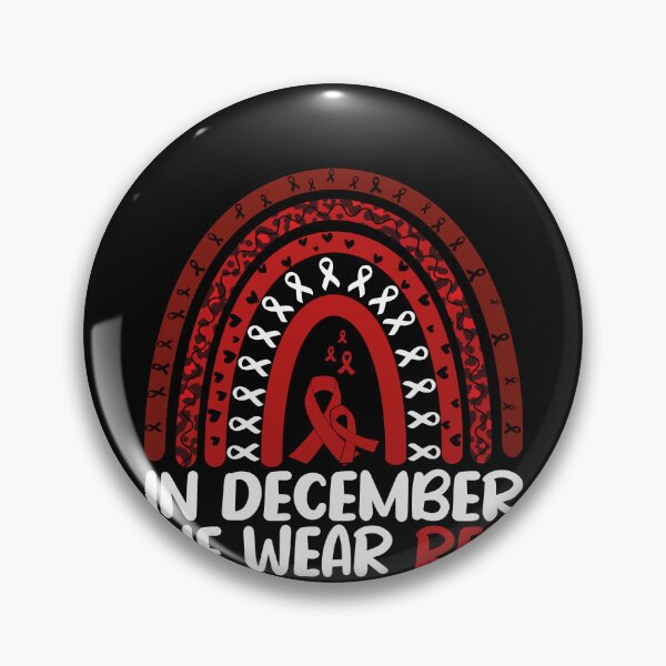 Item preview, In December We Wear Red HIV AIDS Awareness Month Supporter designed and sold by PopStars1993.