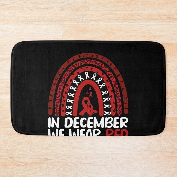 Item preview, In December We Wear Red HIV AIDS Awareness Month Supporter designed and sold by PopStars1993.