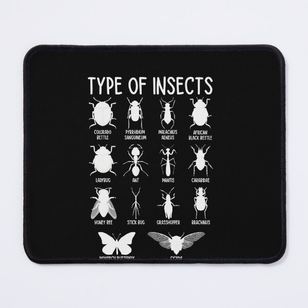 Item preview, Type Of Insects Entomology Science Biology Nature Lover designed and sold by PopStars1993.
