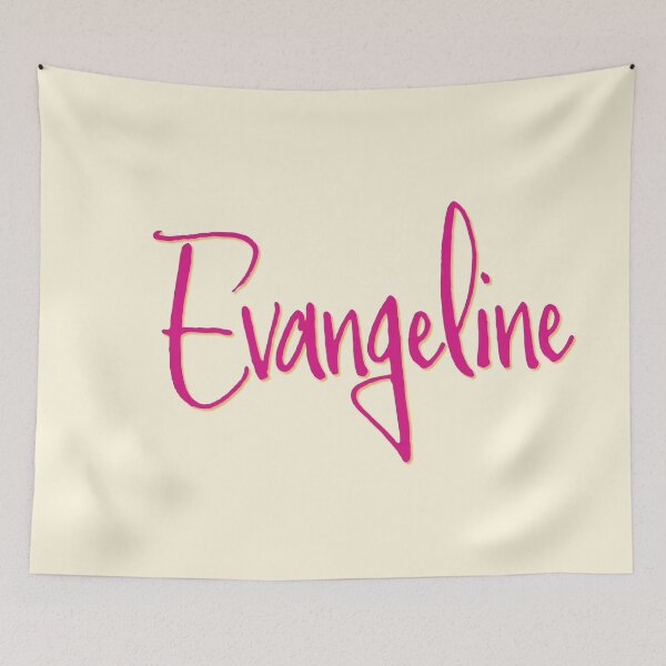 Item preview, EVANGELINE personalized type design designed and sold by CharlottePlaceArt.