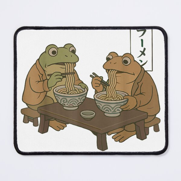 Item preview, Toad and Frog Ramen Japanese Noodle Animal Lover Frog Womens T-Shirt designed and sold by KTY-NUSS.