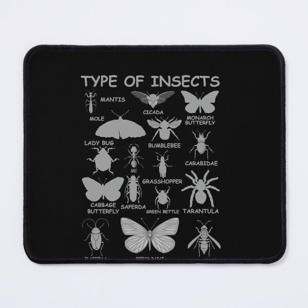 Item preview, Type Of Insects Entomology Insect Identification Bug Lover designed and sold by PopStars1993.