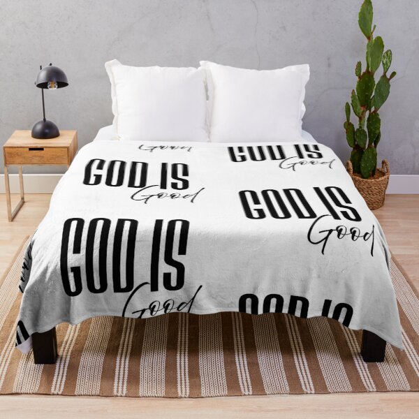 Item preview, God Is Good – Christian Faith Typography T-Shirt Design designed and sold by CrossCrafted.