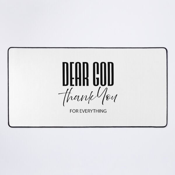 Item preview, Dear God Thank You For Everything – Christian Faith Typography T-Shirt Design designed and sold by CrossCrafted.