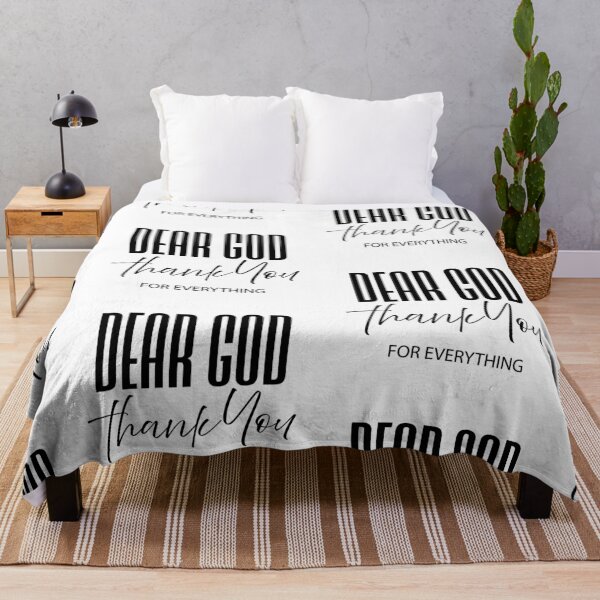 Item preview, Dear God Thank You For Everything – Christian Faith Typography T-Shirt Design designed and sold by CrossCrafted.