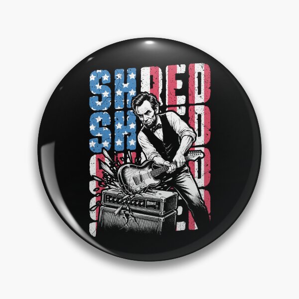 Item preview, Abraham Lincoln Electric Guitar Smash Shred Guitarist Music designed and sold by GrandeDuc.