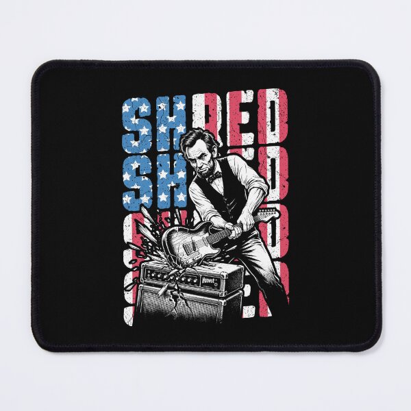 Item preview, Abraham Lincoln Electric Guitar Smash Shred Guitarist Music designed and sold by GrandeDuc.