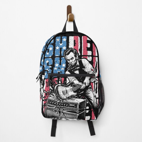 Item preview, Abraham Lincoln Electric Guitar Smash Shred Guitarist Music designed and sold by GrandeDuc.